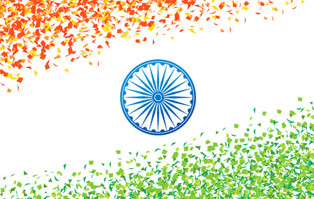 Independence Day of India. 15 th of Augustのイラスト素材