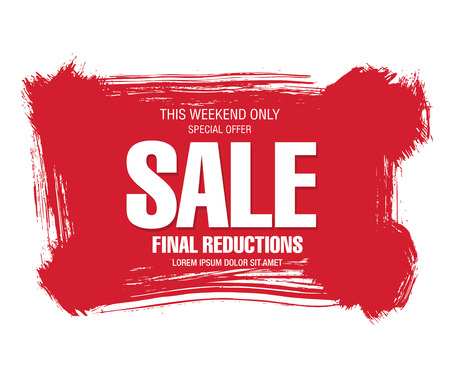 sale banner template designのイラスト素材