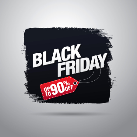 Black friday Sale bannerのイラスト素材