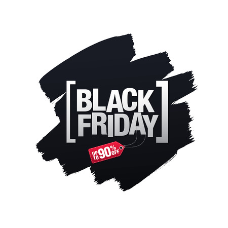 Black friday Sale bannerのイラスト素材