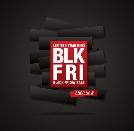 Black friday Sale bannerのイラスト素材