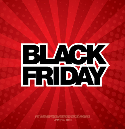 Black friday Sale bannerのイラスト素材