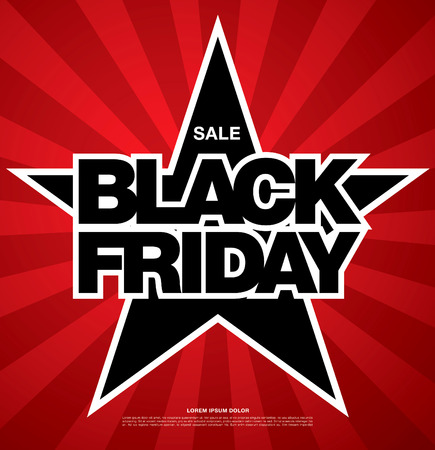 Black friday Sale bannerのイラスト素材