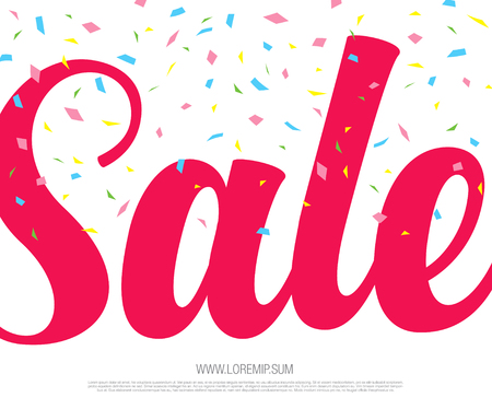 sale banner template designのイラスト素材