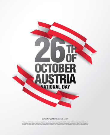 National day in Austria - October 26のイラスト素材