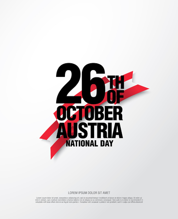 National day in Austria - October 26のイラスト素材