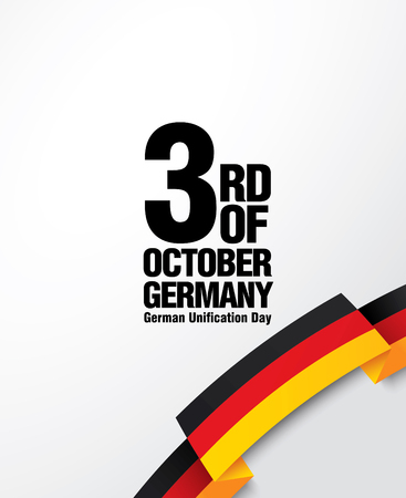 German Unification Day - October 3のイラスト素材