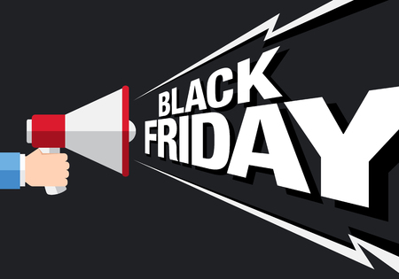 Black friday banner template designのイラスト素材