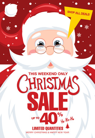 Christmas sale. Vector illustrationのイラスト素材