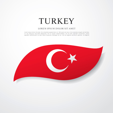 flag of turkeyのイラスト素材