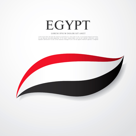 Flag of Egyptのイラスト素材