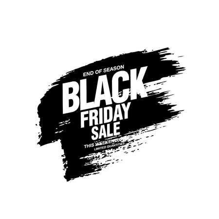 Black friday Sale bannerのイラスト素材