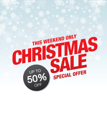 christmas sale bannerのイラスト素材