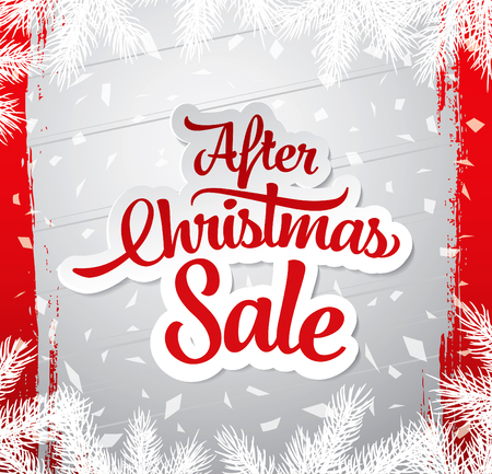 After christmas sale bannerのイラスト素材
