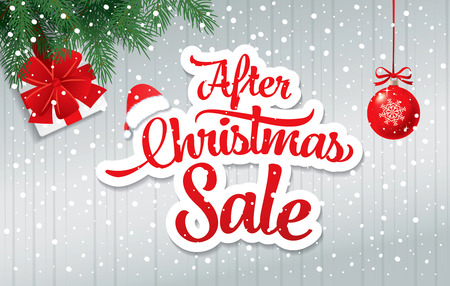 After christmas sale bannerのイラスト素材