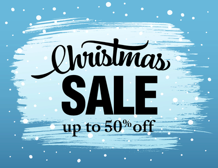 christmas sale bannerのイラスト素材