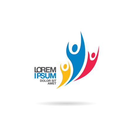 Abstract stylized figure of a man.のイラスト素材