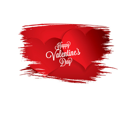 Valentine's greeting card. Happy Valentine's Dayのイラスト素材