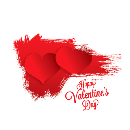 Valentine's greeting card. Happy Valentine's Dayのイラスト素材