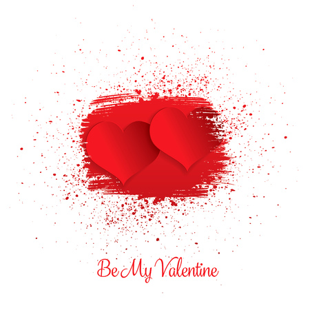 Valentine's greeting card. Happy Valentine's Dayのイラスト素材