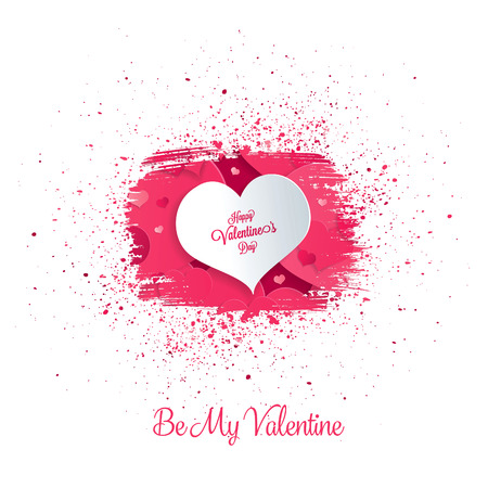 Valentine's greeting card. Happy Valentine's Dayのイラスト素材