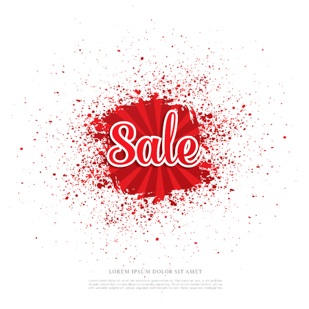 sale banner template designのイラスト素材