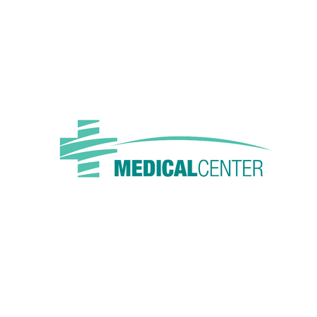 Medical center logo design.のイラスト素材