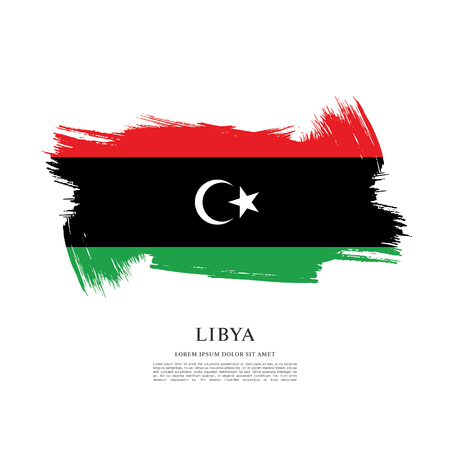 Flag of Libyaのイラスト素材
