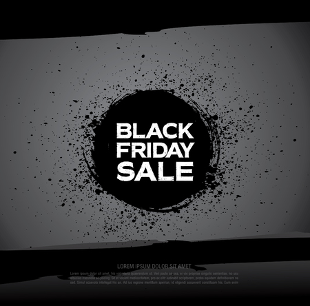 Black friday Sale bannerのイラスト素材