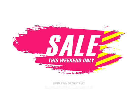 bright vector sale bannerのイラスト素材