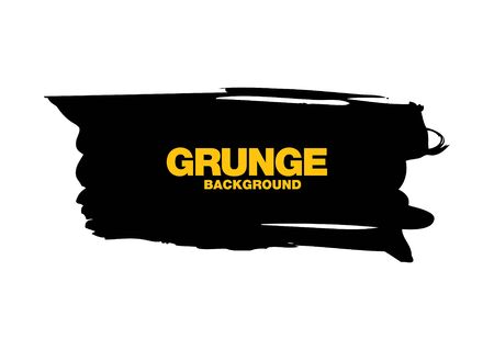 black vector grunge background vector illustrationのイラスト素材