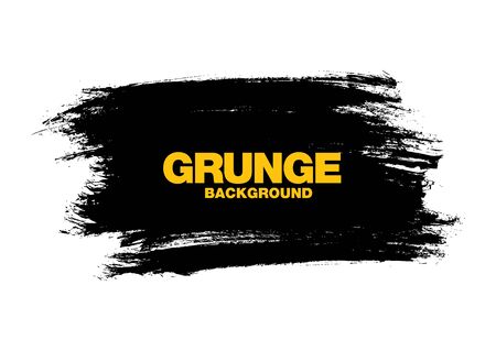 black vector grunge background vector illustrationのイラスト素材