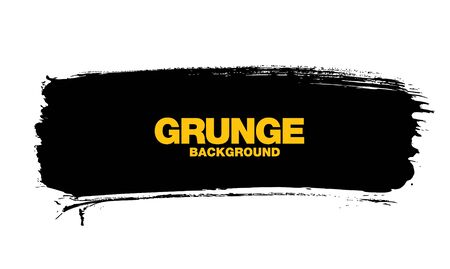 black vector grunge background vector illustrationのイラスト素材