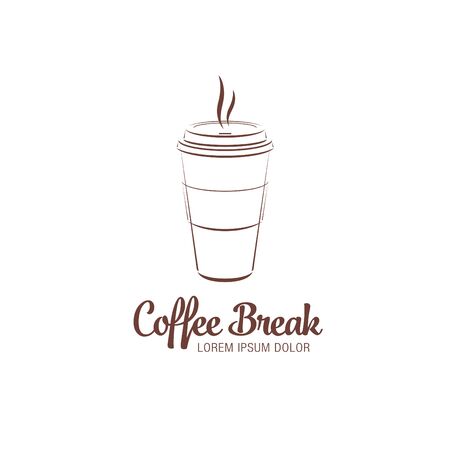coffee break designのイラスト素材