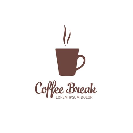 coffee break designのイラスト素材