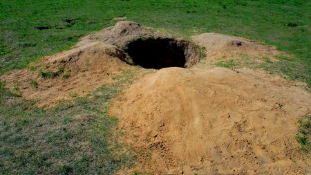Big holeの写真素材