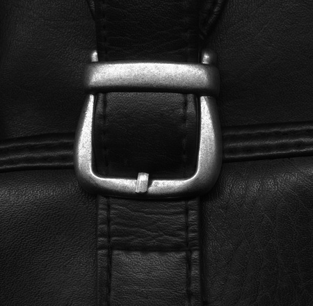 leather bag detailの写真素材