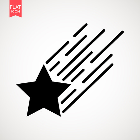 Shooting star icon designのイラスト素材