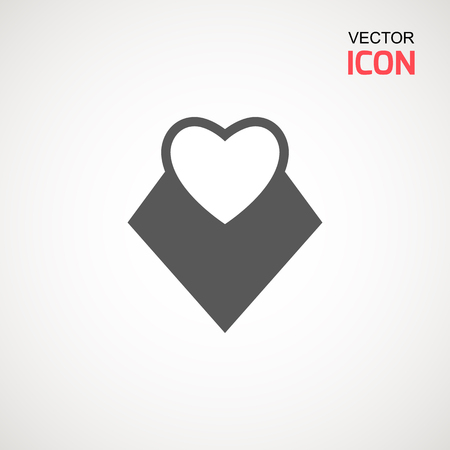 Diamond Icon Vector. Diamond sign icon. Jewelry symbol. Gem stone. Graphic element. Silhouette simple. Logotype concept. Logo design template. Simple flat symbol. Perfect Gray pictogram illustration on white backgroundのイラスト素材