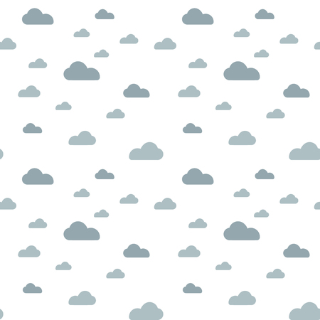cloud seamless pattern vector design baby art. Baby shower clouds , sky seamless pattern texture- Vectorのイラスト素材
