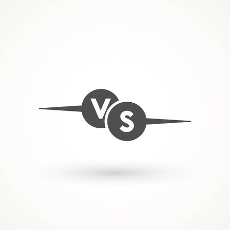 Versus Or VS Letters Iconのイラスト素材