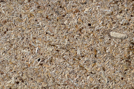 osb - oriented strand board or qsb - quality strand board, chipboard texture or chipboard background  with copy space for text or image.の写真素材