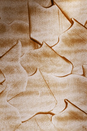 Abstract golden texture units on a white backgroundの写真素材