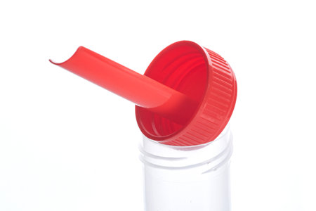 Disposable container for taking biomaterial, medical laboratory equipment, transparent sterile...