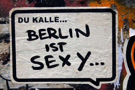 Graffiti in Berlin, Germanyのeditorial素材