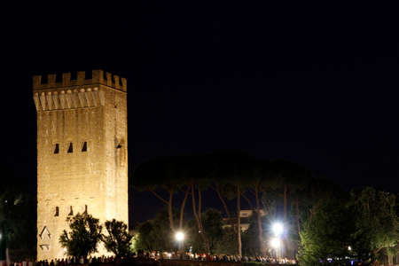 La Torre San NiccolÃ² in Firenze, Italiaのeditorial素材