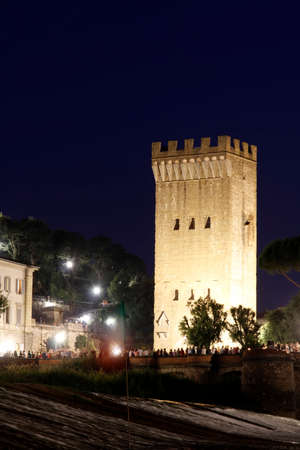 La Torre San NiccolÃ² in Firenze, Italiaのeditorial素材