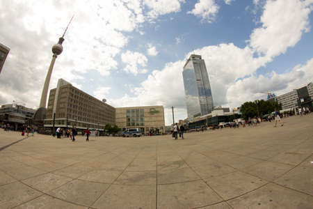 AlexanderPlatz, Berlin in Germanyのeditorial素材