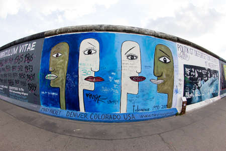 Street Art and Graffiti in Berlin, Germanyのeditorial素材