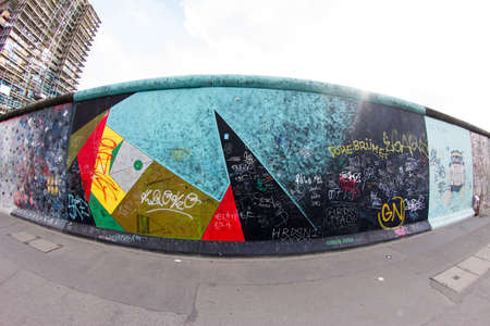 Street Art and Graffiti in Berlin, Germanyのeditorial素材